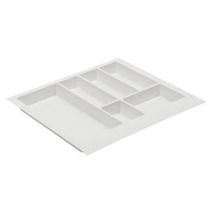 Suport organizare tacamuri Axispace, alb, pentru latime exterioara corp 600 mm, montabil in sertar de bucatarie imagine