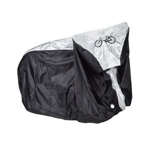Husa protectie impermeabila, 1 bicicleta, Negru/Argintiu imagine