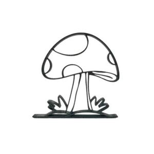 Decoratiune minimalista cu forma de ciuperca pentru decor modern, 150x140x15 mm imagine