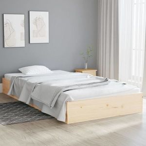 vidaXL Cadru de pat, 100x200 cm, lemn masiv imagine