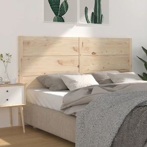 vidaXL Tăblie de pat, 141x4x100 cm, lemn masiv de pin imagine