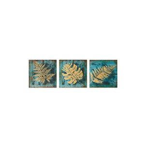 Tablou decorativ (3 Pieces) Remy, 30x30 cm, CANVAS, Multicolor imagine