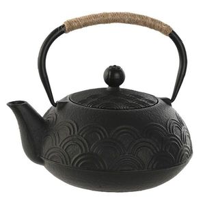 Ceainic Adorn din fonta negru 900 ml imagine