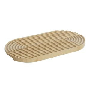 Platou pentru paine din bambus natur 29.2x15 cm imagine