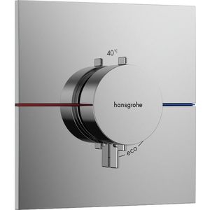 Baterie dus termostatata Hansgrohe ShowerSelect Comfort E cu montaj incastrat necesita corp ingropat crom imagine