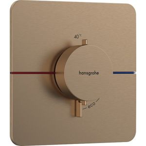 Baterie dus termostatata Hansgrohe ShowerSelect Comfort Q cu montaj incastrat necesita corp ingropat bronz periat imagine