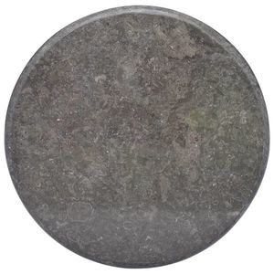vidaXL Blat de masă, negru, Ø60x2, 5 cm, marmură imagine