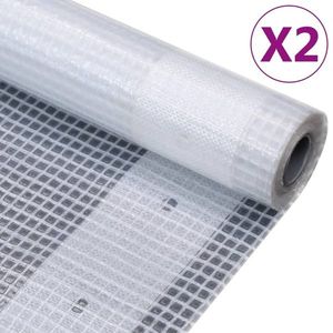 vidaXL Prelată Leno 260 g/m², alb, 2 x 4 m imagine