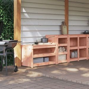 vidaXL Dulapuri de bucătărie de exterior, 2 buc., lemn masiv douglas imagine