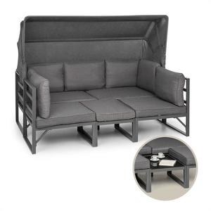 Blumfeldt Ravenna, set de canapea, 4 piese, variabilă, aluminiu, antracit imagine
