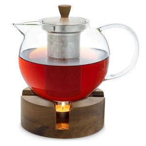 Klarstein Sencha, ceainic, încălzitor din lemn Oolong, 1, 3 l, strecurătoare imagine