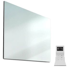 Klarstein Marvel Mirror 600, încălzitor cu infraroșu, 600 W, temporizator săptămânal, oglindă imagine