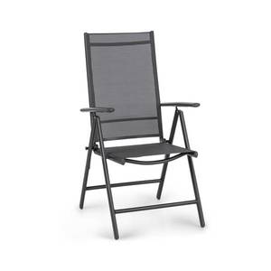 Blumfeldt London Lite, scaun pliabil, 56, 5 x 107 x 68 cm, ComfortMesh, aluminium imagine
