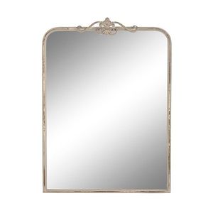 Oglinda Fabulous din metal antichizat gri 60x85 cm imagine