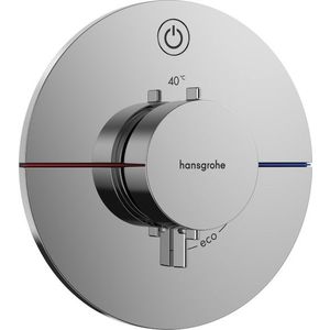 Baterie dus termostatata Hansgrohe ShowerSelect Comfort S On/Off cu montaj incastrat necesita corp ingropat crom imagine