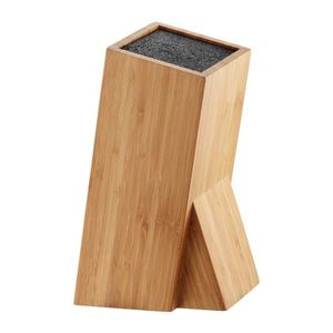 Suport pentru cutite din lemn de bambus, Lord, Ambition, 10x10x26 cm imagine