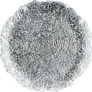 Suport farfurie Organic Shape, Ø33 cm, polipropilena, argintiu imagine