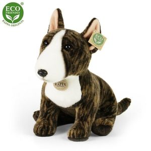Jucărie pluș Bull Terrier englezesc Rappa, 30 cm ECO-FRIENDLY imagine