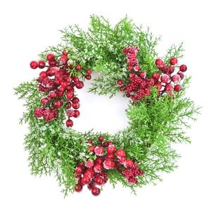 Coroniță decorativă Winter Berries, 35 cm imagine