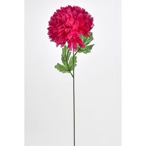 Floare artificială Crizantemă 50 cm, roșu imagine