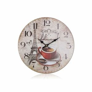 Ceas de perete Cafe Paris, diametru 34 cm imagine