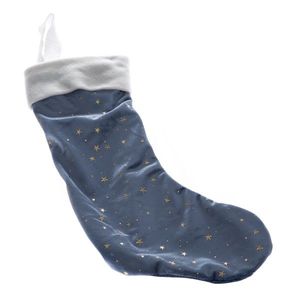 Ciorap cadouri de Crăciun Stars, 20 x 43 x 2cm, albastru imagine