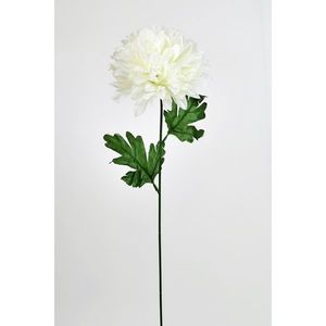 Floare artificială Crizantemă 50 cm, albă imagine