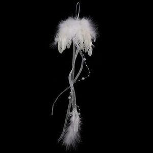 Aripi de înger, din pene, 12 x 35 x 2 cm, alb, set 12 buc. imagine