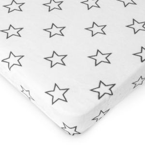 Cearșaf de pat 4Home Stars grey microflanelă, 160 x 200 cm, 160 x 200 cm imagine