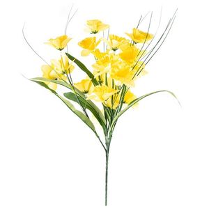 Floare artificială Narcise galbene, 40 cm imagine