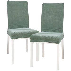 Husă multielastică de scaun 4Home Magic clean verde, 45 - 50 cm, set 2 buc. imagine