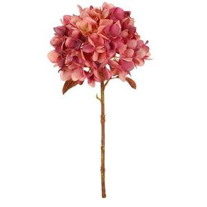 Floare artificială Hortensie mov, 17 x 34 cm imagine