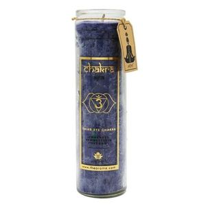 Lumânare parfumată înaltă Arome Chakra Awareness, parfum de vânt de mare, 320 g imagine