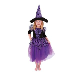 Costum de Vrăjitoare pentru copii Rappa, mov imagine