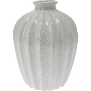 Vază din porțelan Sevila, 14, 5 x 20 cm, alb imagine