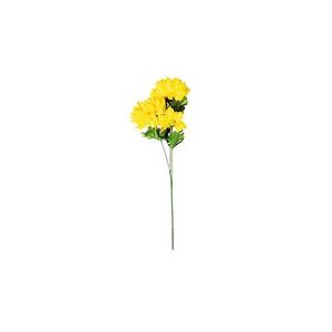 Crizantemă artificială, 3 flori, în. 58 cm imagine