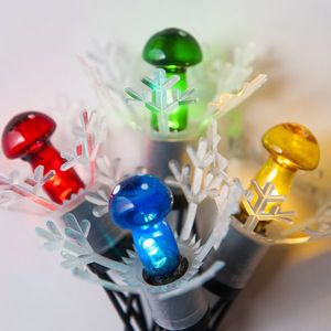 Instalație luminoasă Astra LED mini Ciupercă, colorată, 20 beculețe imagine