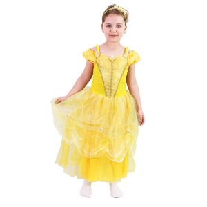 Rappa Dětský kostým Princezna žlutá, vel. M imagine