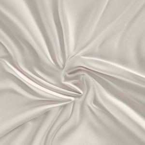 Cearșaf de pat Kvalitex Luxury collectiondin satin alb, 200 x 200 cm + 15 cm, 200 x 200 cm imagine
