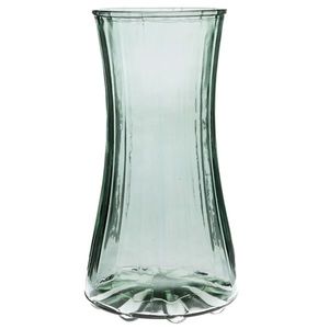 Vază de sticlă Olge, verde, 23, 5 x 12, 5 cm imagine