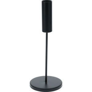 Suport de lumânare din metal Minimalist negru, 8 x 20, 7 cm imagine