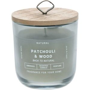 Lumânare în sticlă Back to natural, Patchouli & Wood, 250 g imagine
