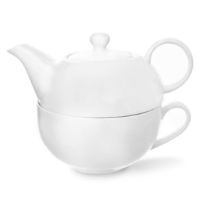 Orion Set de ceai cu ceainic și ceașcă WHITE imagine
