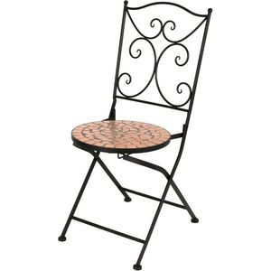 Set scaune pliabile din metal Lucea, 40 x 90x 38 cm, 2 buc. imagine
