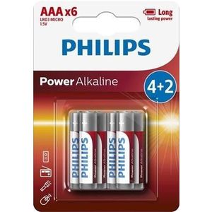 6 baterii PHILIPS AAA 1, 5 V micro imagine