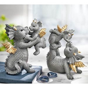 2 Figurine cu dragoni Parent Love imagine