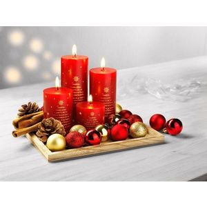 Set decorativ cu lumânări de Crăciun imagine