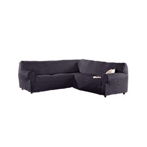 Husă extra elastică cu model în relief pentru canapea de colț imagine