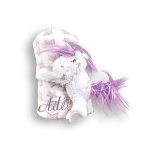 Unicorn cu pătură plușată imagine