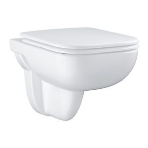 Set vas wc suspendat Grohe Start Edge Ceramic Rimless si capac cu inchidere lenta si QuickRelease alb imagine